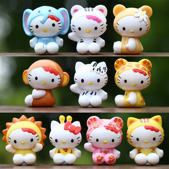Creative Stationery Pen Cap Kt Blind Box Cute Cartoon Girl's Favorite Hello Kitty Ornaments Doll Desktop Decoration