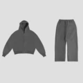 Dark gray suit