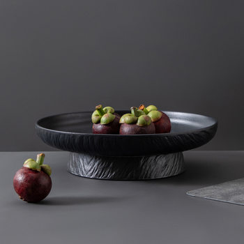 Creative Tall Tray for Brewing Tea and Serving Snacks, Large Fruit Tray, Baking Tray, Dessert Presentation Tray, Japanese-Style Sashimi Sushi Tray