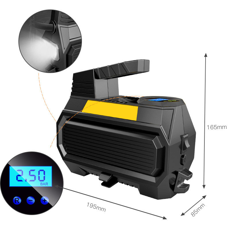 Cross-Border Car Air Pump Portable Air Pump Tire Pump Wireless High Power Inflation