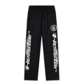 2328 black and white printed sweatpants