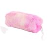 Girly Heart Gradient Color Cute Plush Creative Pen Bag Student Simple Storage Bag