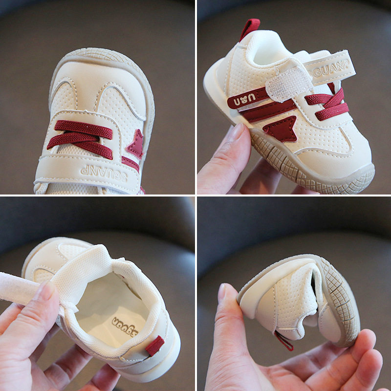 Autumn New Baby Toddler Shoes Soft Sole Leather Baby Shoes First Stage 6 to 2 Years Old Boys and Girls 2025