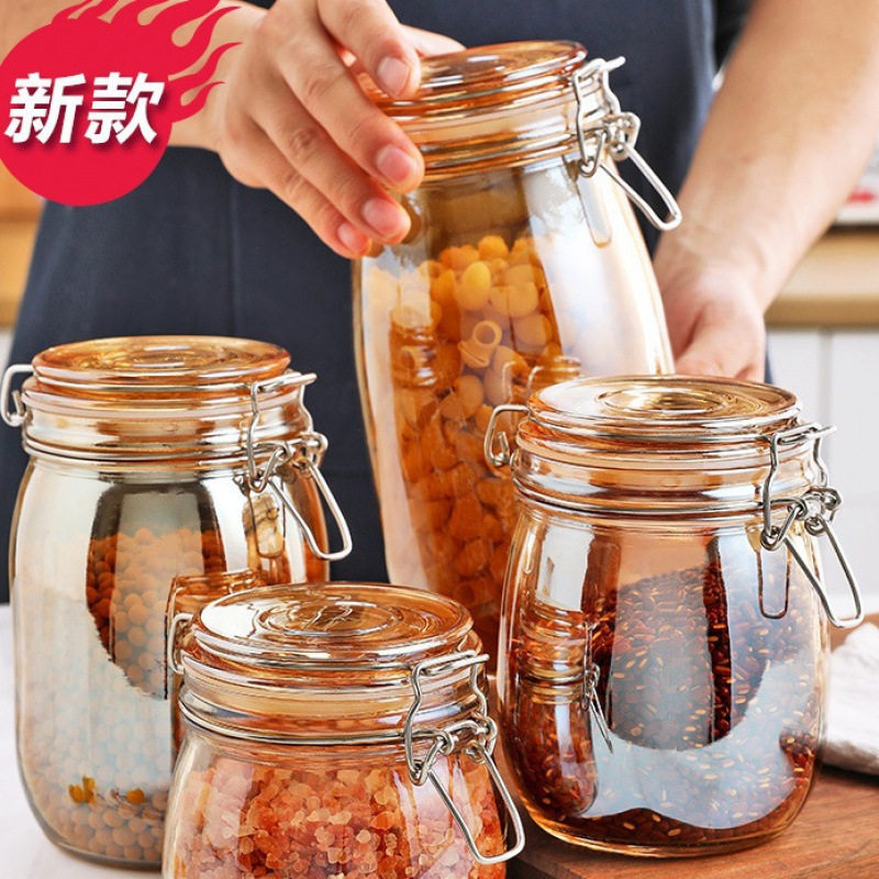 Food-Grade Sealed Jars, Glass Bottles, Wine Pickles, Empty Bottles, Sugar Jars, Special Storage Jars
