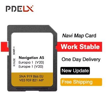 The latest 2025 map navigation card AS V20 navigation card Europe map to CID memory card 32GB