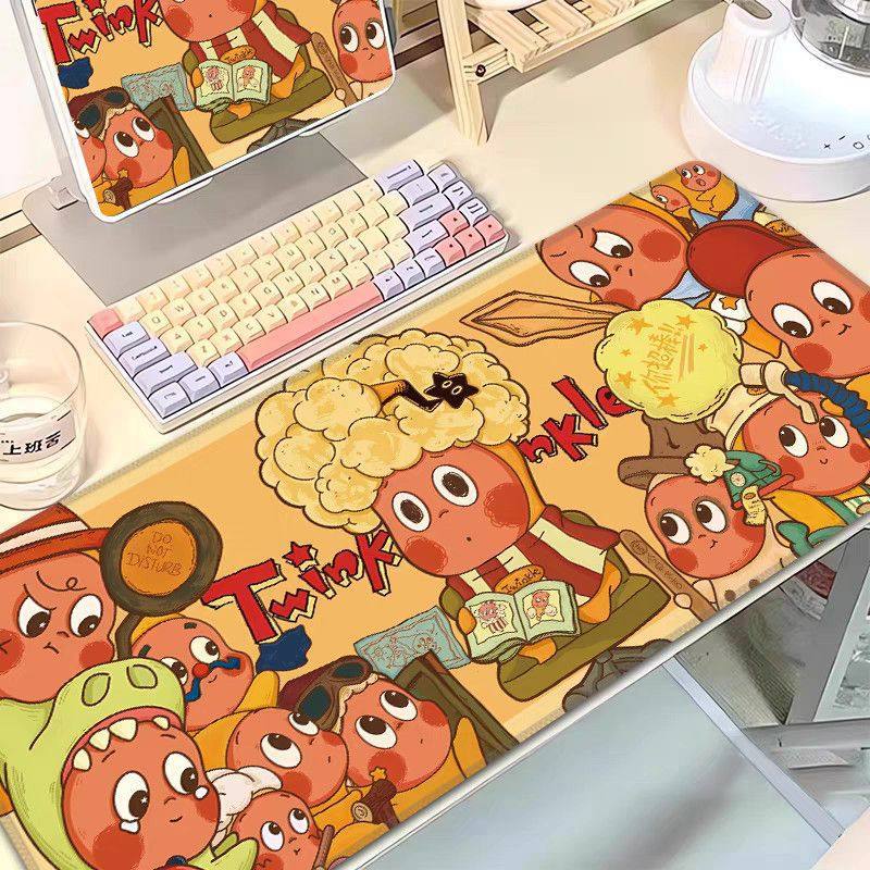 Star Man Mouse Pad Cute Girls Large Student Desk Pad Computer Keyboard Pad Desk Pad