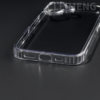 High-End 1.5mm Large Hole Space Shell Suitable for Apple Iphone17Promax Grooved Mobile Phone Case Acrylic 16