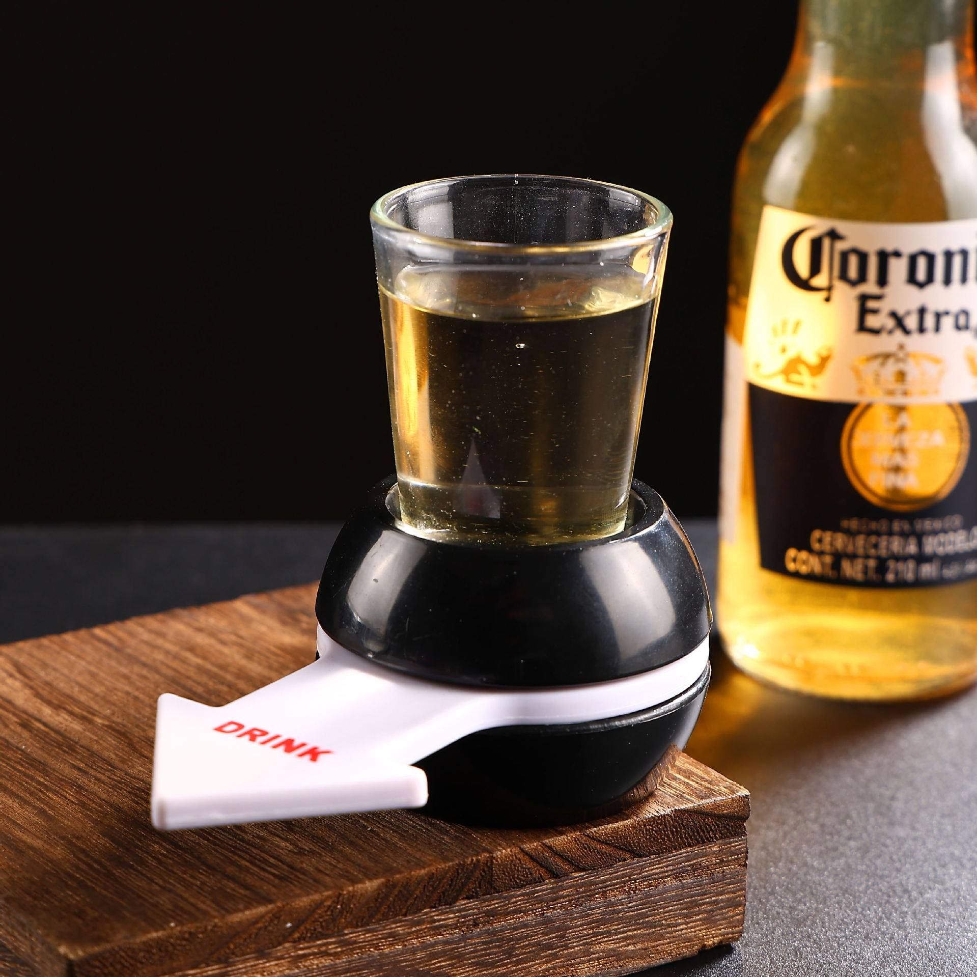 酒令罚酒转盘玩具俄罗斯轮盘朋友喝酒助兴游戏道具酒吧气氛用品