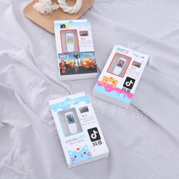 Imitation Bluetooth sports card integrated hanging ear card MP3 player student mini cartoon MP3 wholesale