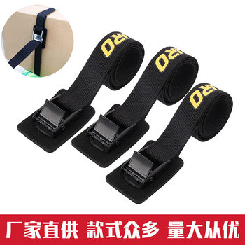 25mm zinc alloy press buckle strap black electrophoresis packing rope concave and convex rope tether with Amazon explosions