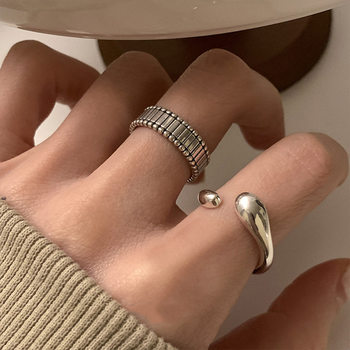 Korean version of the niche design irregular geometric ring female ins style fashion personality simple Joker ring wholesale