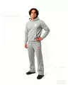 Dark gray suit