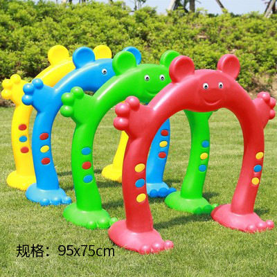 幼儿园滚塑钻洞体育活动感统训练器材儿童塑料户外拱形钻山洞玩具
