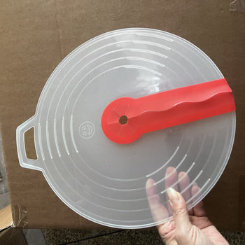 Splash-Proof Cover Cross-Border Supply Silicone Egg-Beating Splash-Proof Cover Anti-Splash Red Protective Cover