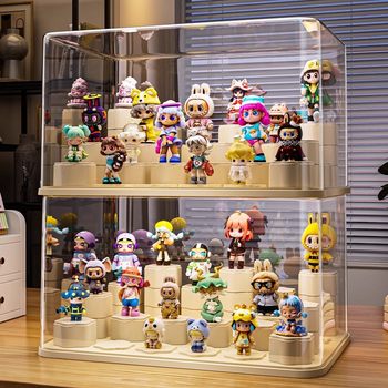 Blind Box Display Rack Storage Building Blocks Hand-Made Office Display Cabinet Transparent Dust-Proof Bubble Mart Acrylic Display Box