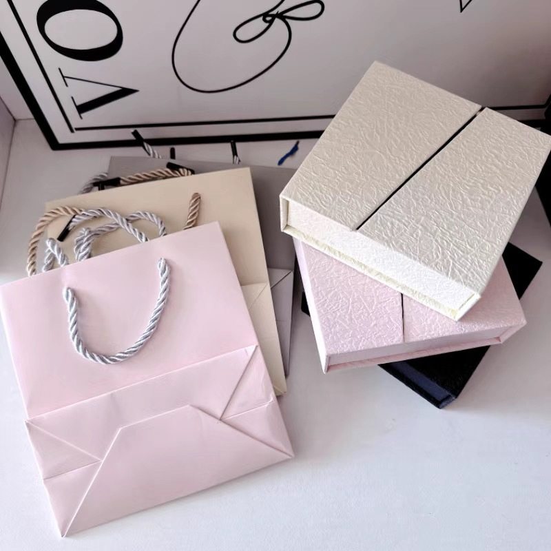 Magnetic Double-Open Jewelry Gift Box Pearl Bracelet Ring Necklace Earrings Pendant Necklace Crystal Bracelet Jewelry Box