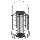 Трансграничная наружная подвесная кормушка для птиц metal PC tube plastic mesh bird cage feeder для птиц mini 8