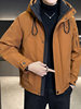 New National Standard 50% down Men's down Jacket 2025 Winter Thickened Warm Loose-Fitting Unisex Hooded Duck down Coat