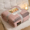 Class a Winter Thickeneded Blanket Flannel Blanket Student Dormitory Blanket Nap Blanket Cross-Border Shawl Blanket Sofa Blanket