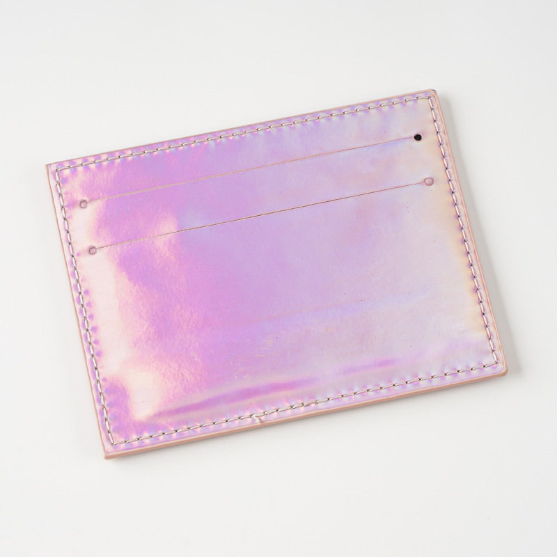 Streamer Colorful Ultra-thin Card Holder Exquisite Compact Laser Bank Card Holder Multi-Card Holder Card Holder