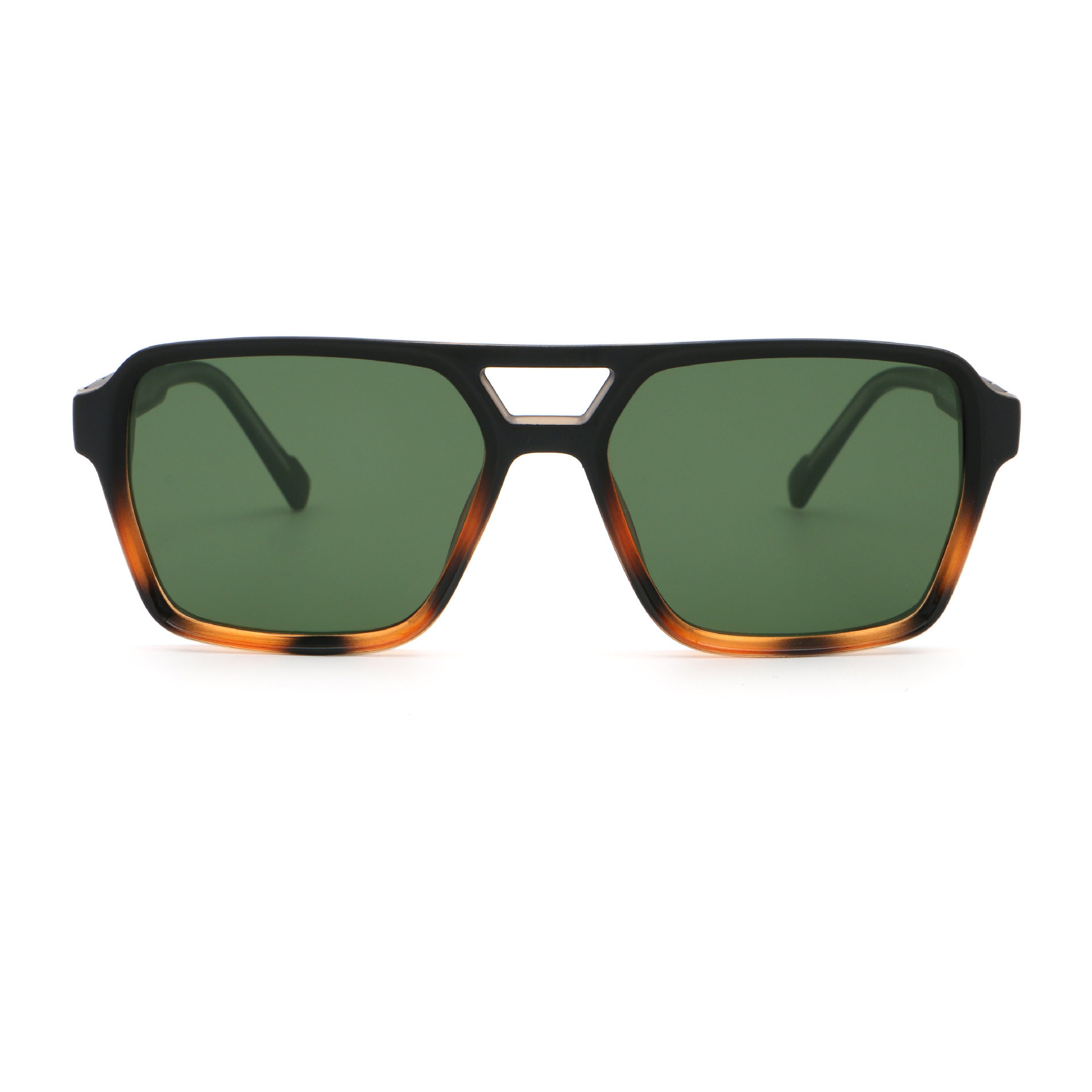 2. 上が黒、下が緑の豆花フレーム