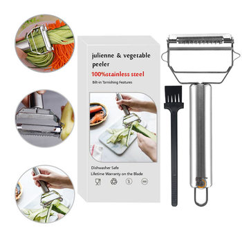 Stainless steel multi-function peeler fruit potato melon fruit grater Peeler