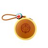 Officially Licensed Doraemon Bread Coin Purse 3D Silicone Keychain Bag Memory Dorayaki Earphone Case Storage