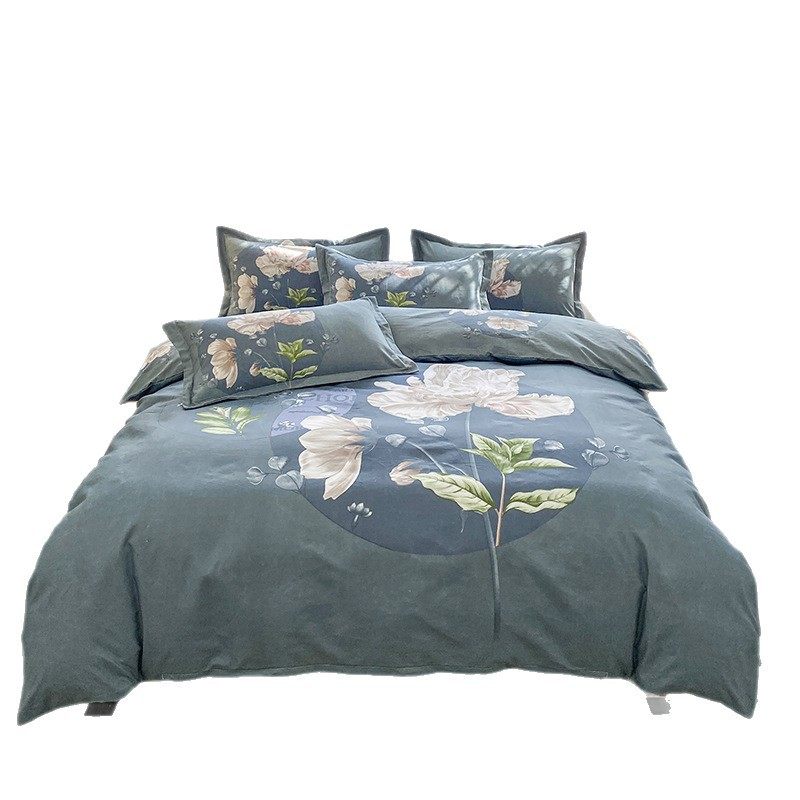 Practical Gift Thickened Brushed Four-Piece Bedding Set Winter Warm Three-Four-Piece Set Duvet Cover Bed Sheet All-Season Style