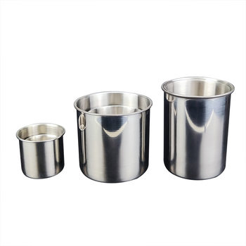 Handless Wine Cup Stainless Steel Mouth Cup Thickened High Uncovered Animal Pet Feeding Cup Mini Cup