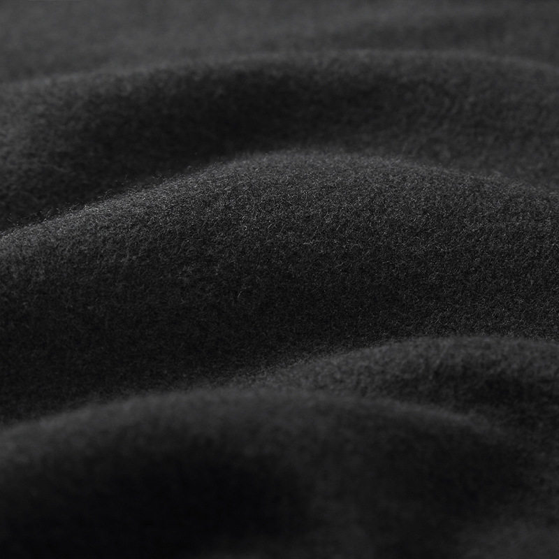 春秋毛圈纯色套头连帽卫衣可印图案空白抓绒秋冬加绒卫衣批发