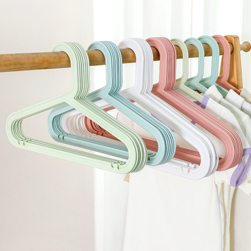 Children's Clothes Hangers for Home Use, Non-Slip Plastic Hangers, Clothes Drying Racks, Baby and Kids Storage Clothes Hangers, Wholesale