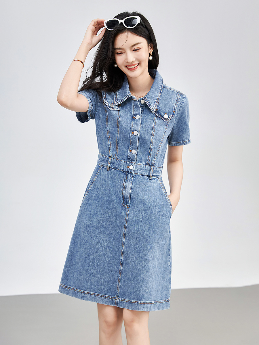(Mới) Mã L2171 Giá 1990K: Váy Đầm Liền Thân Nữ Shtdpi Trông Trẻ Hơn Tuổi Thời Trang Nữ Chất Liệu Jean Bò G05 Sản Phẩm Mới, (Miễn Phí Vận Chuyển Toàn Quốc).