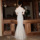 Вечернее платье с юбкой в виде рыбьего хвоста, 2025, высококачественное, с висячим вырезом, на одно плечо, сексуальное, высококачественное, легкое, роскошное, нишевое, для взрослых, для гостей, для тостов mini 4