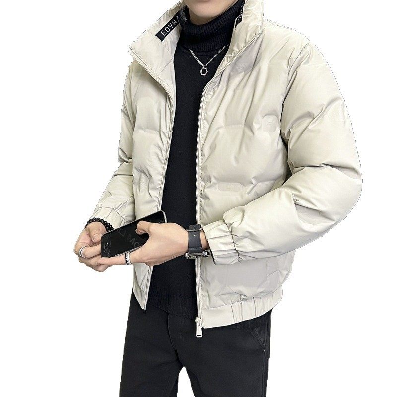 Trendy Men's Clothing 2025 Winter New Men's Fashion Casual Stand-Up Collar Thickened Warm down Jacket Coat Men's Style Trendy