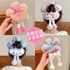 Kuromi Flower Scrunchie Children's Cute Hair Tie for Girls New Bun Hair Band Hair Rope Hair Accessory