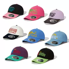 New American baseball cap sunscreen embroidery logo color matching soft top retro men's and women's duck tongue hat manufacturers wholesale