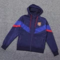 24 barcelona royal blue hooded