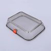 New rectangular stainless steel vegetable and fruit basket kitchen supplies drain basket punching mesh storage basket