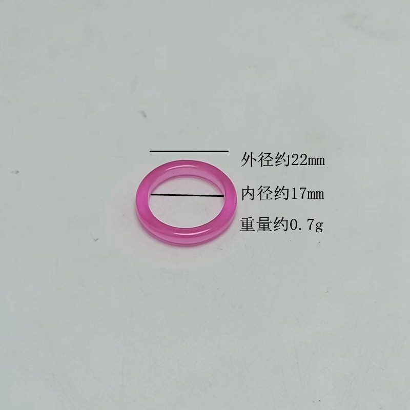 现货树脂醋酸戒指女混合彩色圆形方形指环套装外贸内销指圈批发