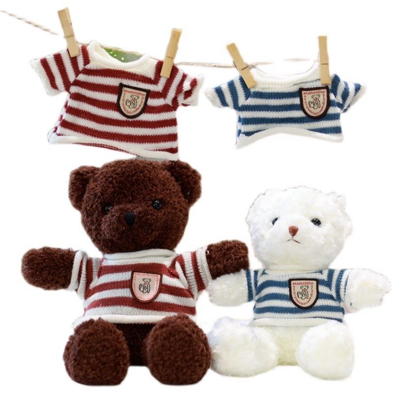 Bear doll replacement sweater 30cm teddy bear doll sweater plush toy clothes accessories doll clothes wholesale