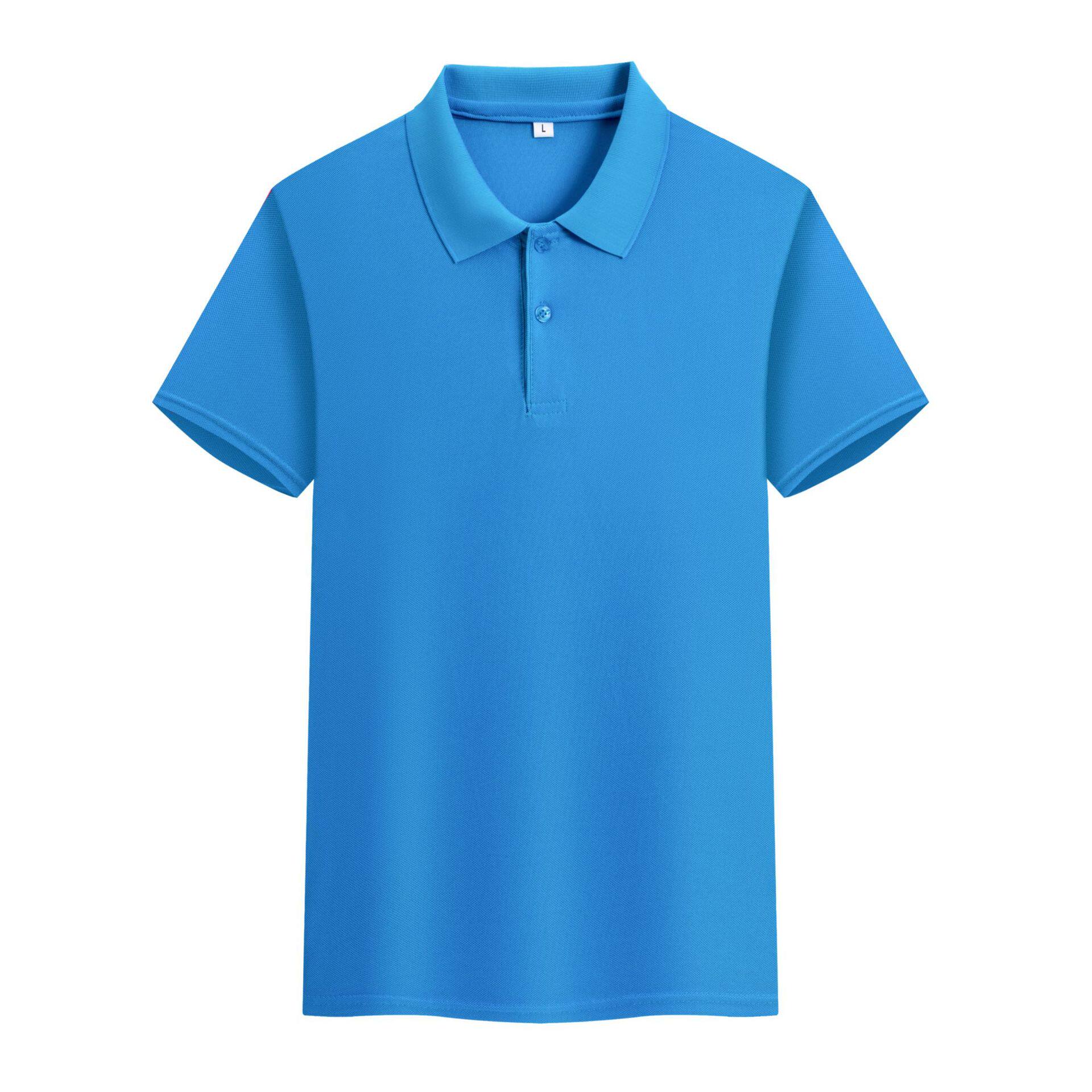 翻领广告衫印字纯棉短袖男Polo衫工作服定制印logo餐饮文化衫刺绣