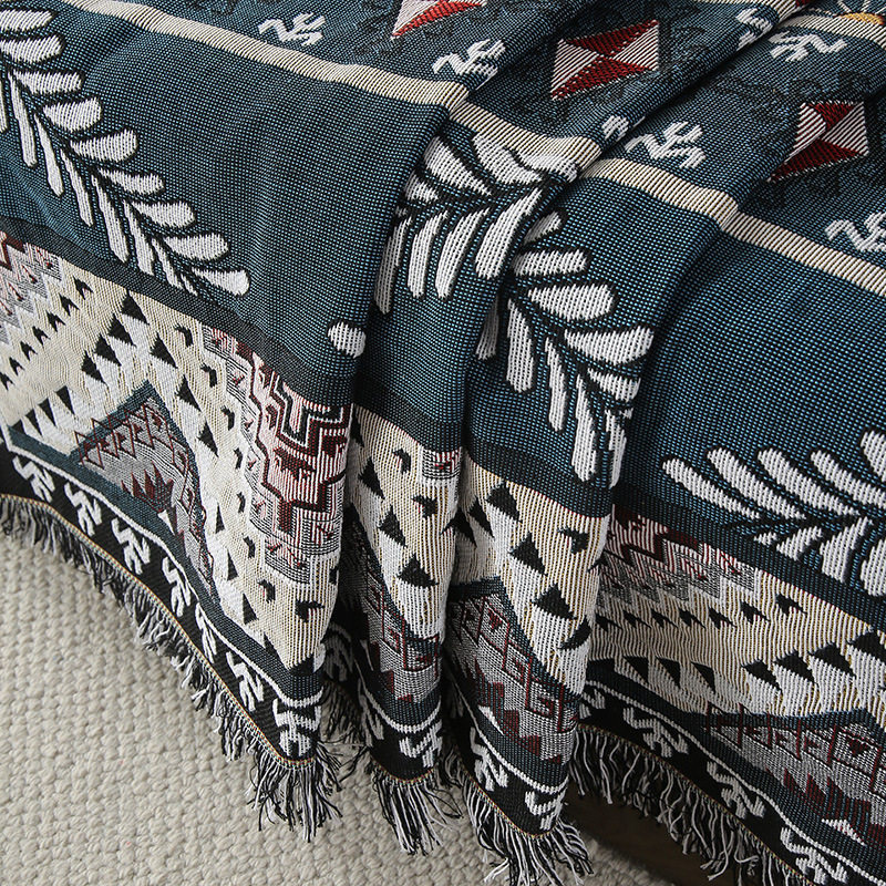North American style blanket Navajo Tapestry sofa blanket multifunctional blanket Four Seasons thread blanket nap blanket one-piece delivery