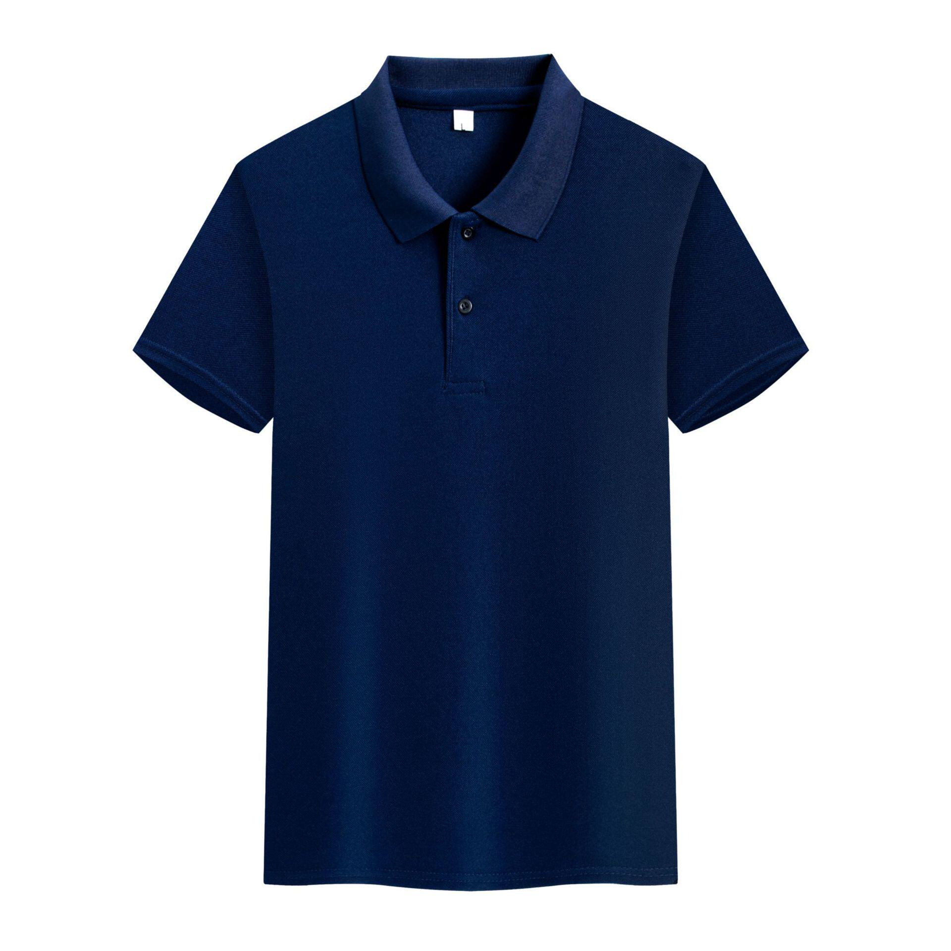 翻领广告衫印字纯棉短袖男Polo衫工作服定制印logo餐饮文化衫刺绣