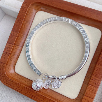 Jiyan Ping'An Palace Bell Bracelet, Handmade with Unique Design, Unisex, Solid, Popular Online, High-End Bracelet