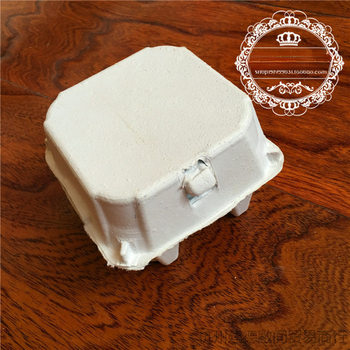 Egg Paper Tray Kindergarten Egg Tray Paper Pulp Egg Box Egg Tray with Lid Only Contains Soil Egg Packaging Box
