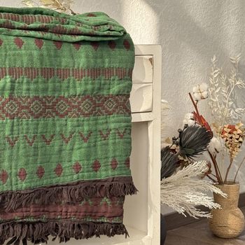 Cotton and Linen Blankets, Summer Cool Thread Woven Blankets, Sofa Towels, Tablecloths, Beach Towels, Bay Window Cushions, Camping Outdoor Blankets
