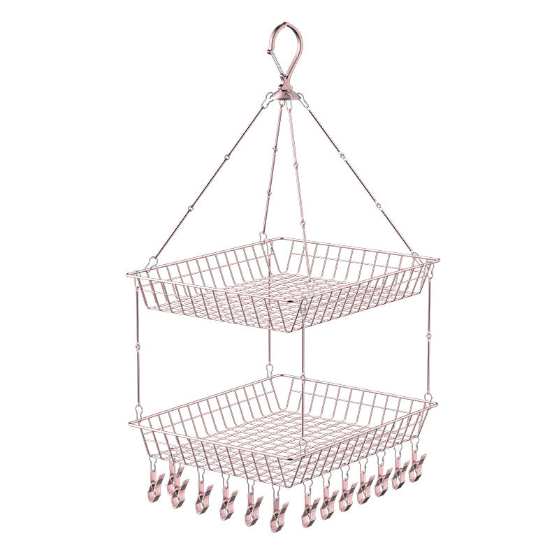 Clothes Drying Net Clothes Drying Basket Household Underwear Clothes Drying Net Sweater Drying Artifact Deformation-resistant Tiling Net Bag Drying Rack