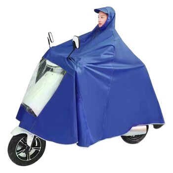 Raincoat Electric Vehicle Poncho Enlarged and Thickeneded Motorcycle Double Single Male and Female Cycling Rainproof Full Body Covering Feet