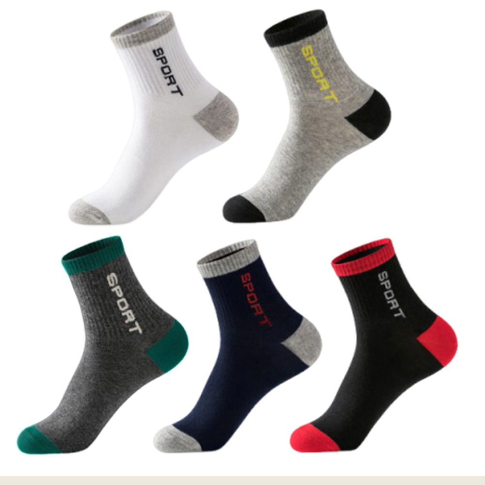 跨境诸暨运动袜透气女士白色船袜春夏季篮球长袜男士中筒袜子批发