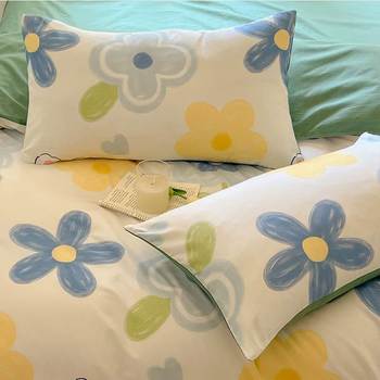 Cartoon Pillowcase Ins Style Pillowcase Single Student Dormitory Bedding Household Pair Autumn and Winter Envelope Pillow